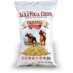 Bag of Saratoga Brand Sea Salt Chips